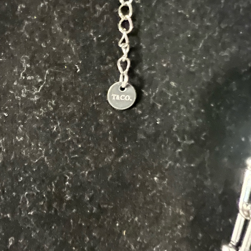 Tiffany & Co. Graduated Link Necklace w/ Return to Tiffany Heart Padlock no box - Picture 5 of 8